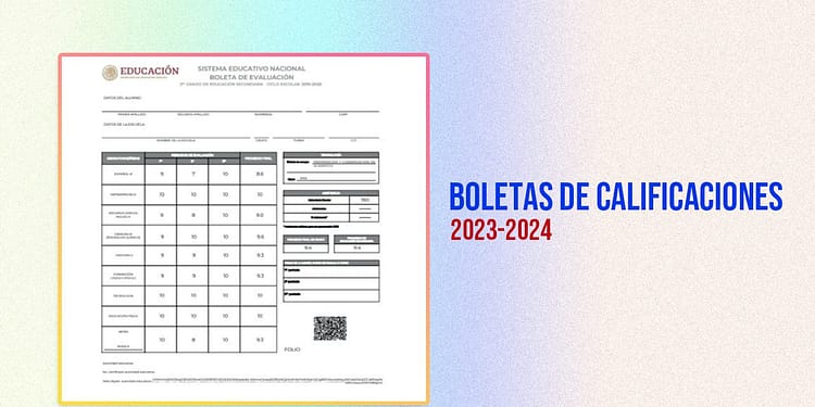 BOLETAS DE CALIFICACIONES 2023 2024