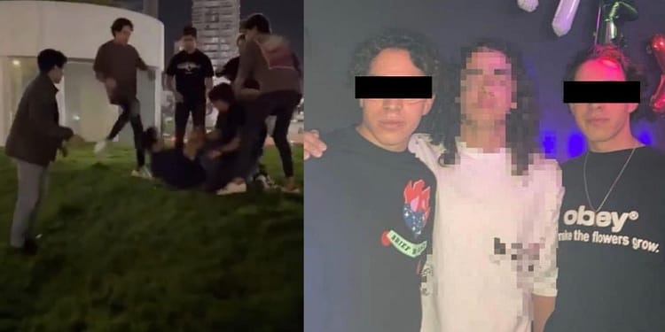 Identifican a 7 de los agresores de Neto Calderón, el joven golpeado en Angelópolis.