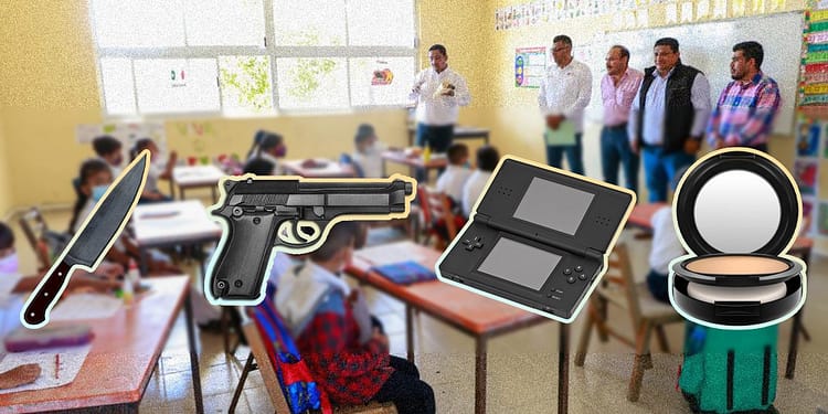 OBJETOS PROHIBIDOS POR LA SEP 2023 ME PUEDEN QUITAR EL CELULAR EN LA ESCUELA PORTADA