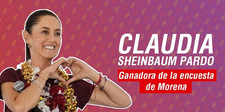 claudia sheinbaum gana la encuesta de morena portada