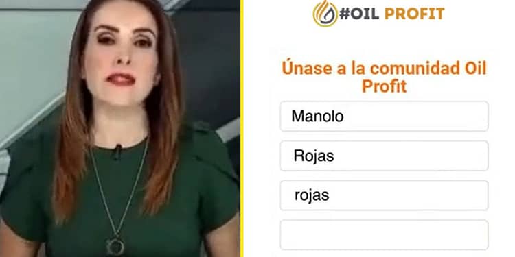 Oil Profit es falso. Entrevista fake de Azucena Uresti circula en redes portada