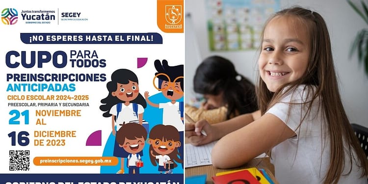 preinscripciones anticipadas SEGEY 2024 Yucatán