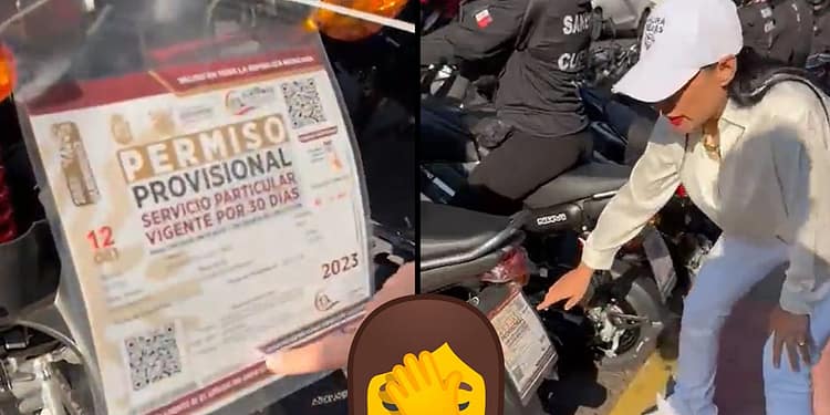 sandra cuevas motos permiso provisional temporal guerrero