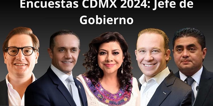 encuestas CDMX 2024 Jefe de gobierno