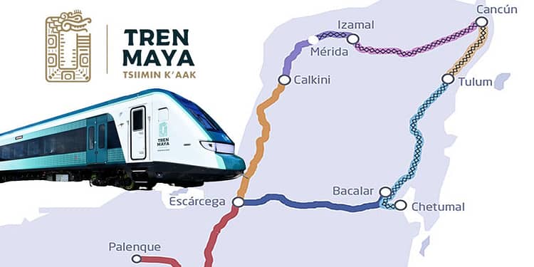 ruta Tren maya boletos, costo, mapa