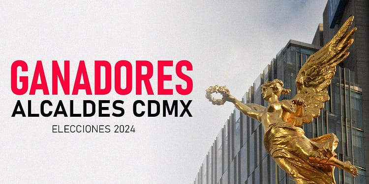 GANADORES ALCALDES CDMX 2024