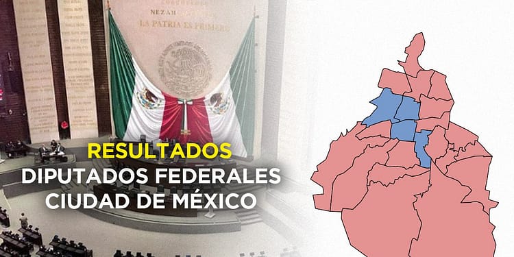 RESULTADOS DIPUTADOS FEDERALES CIUDAD DE MÉXICO 2024