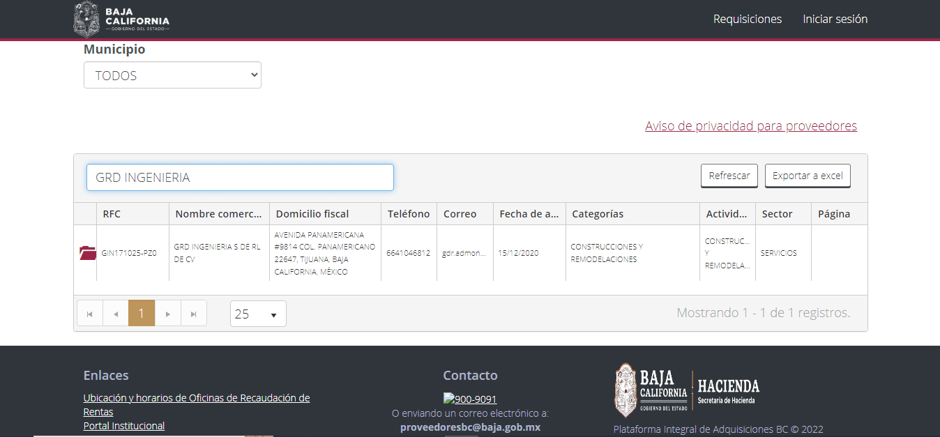 Al parecer cuenta con otra dirección, pero no respondieron vía telefónica la solicitud de entrevista. 