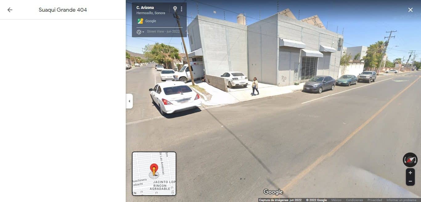 Luego de ser vendido a terceros, en vez de construirse una vivienda de acuerdo al uso de suelo de la zona se edificó un negocio comercial en el predio ubicado en Suaqui Grande y Arizona.