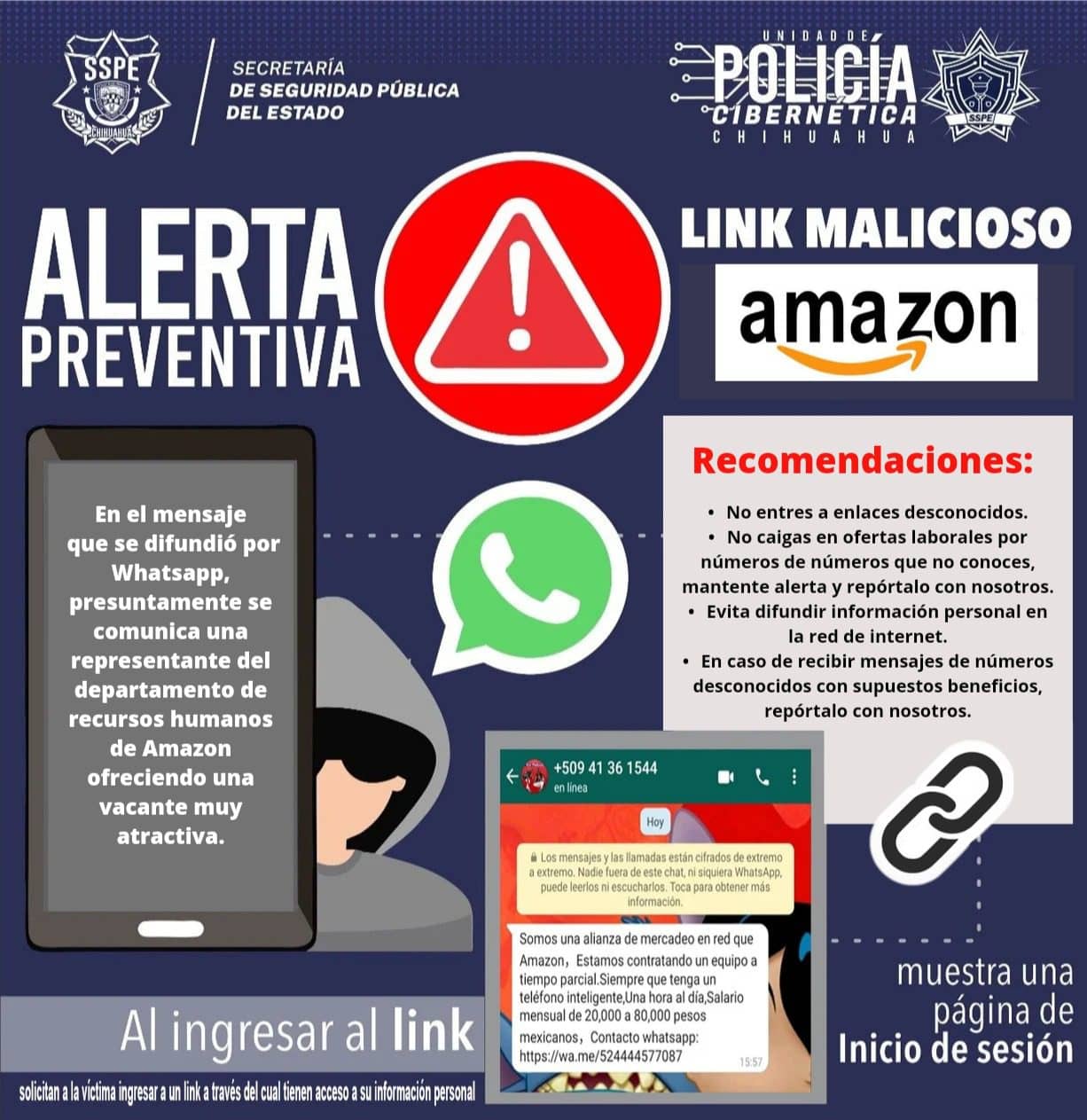 Entre los nuevos fraudes que han surgido están el vishing y mishing | Foto: Policía Cibernética 