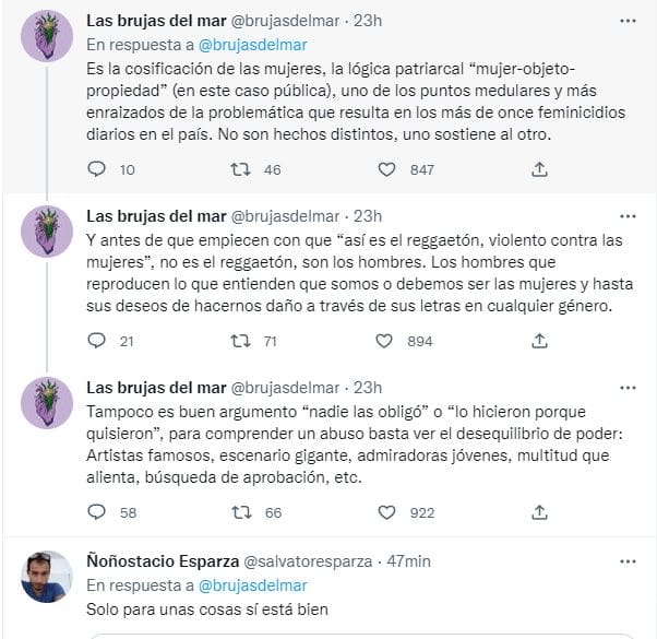 La polémica se desató en redes debido a lo ocurrido durante el Flow Fest el fin de semana | Foto: Captura de pantalla Twitter 