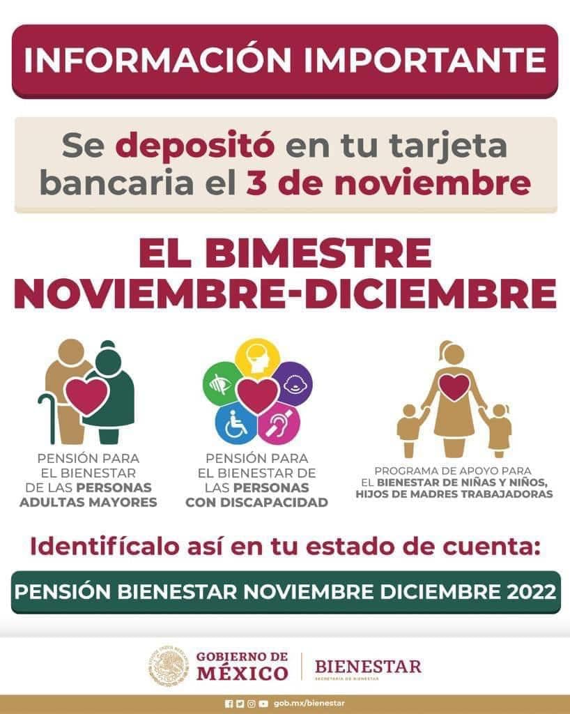 pensión bienestar consultar saldo