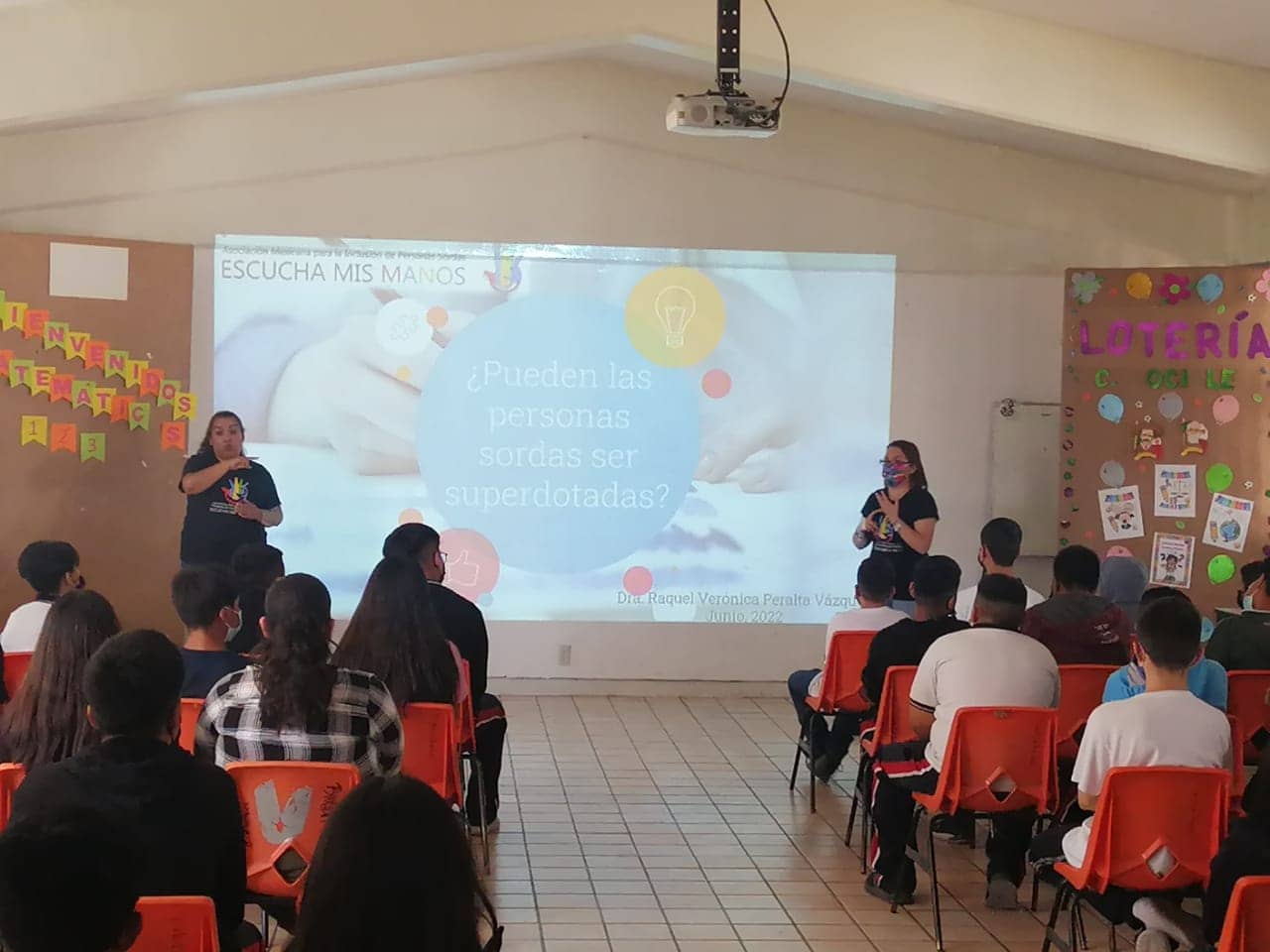  Taller sobre lenguaje de señas, Junio 2022  Tomada de redes sociales
