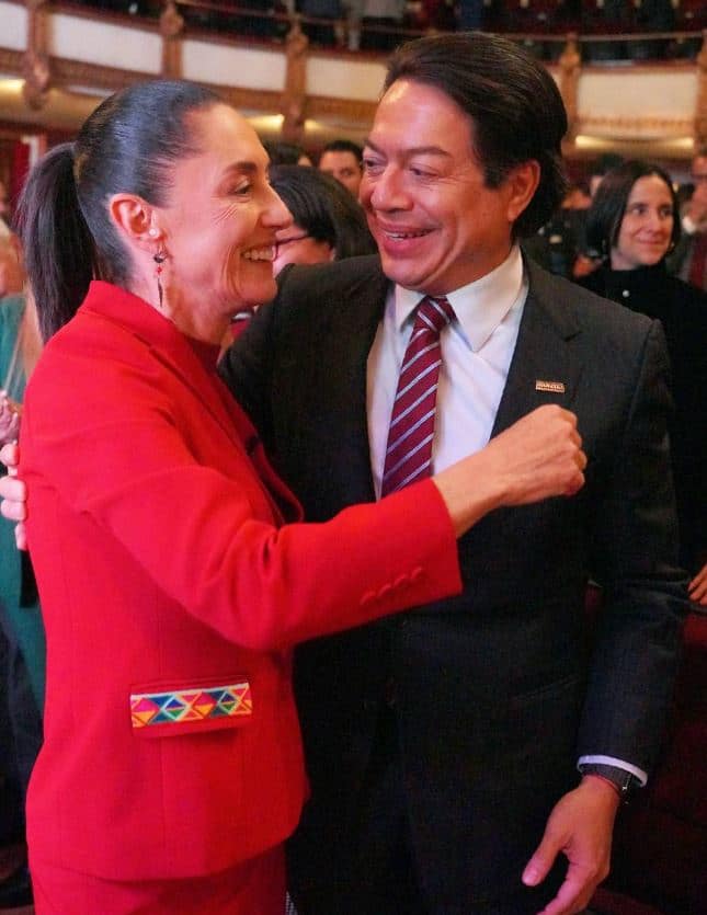 Mario Delgado, García Harfuch y Clara Brugada, posibles candidatos de Morena para CDMX, presentes en informe de Sheinbaum portada 7