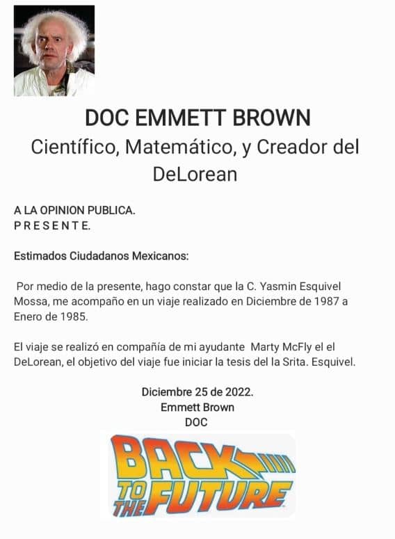 Yasmín Esquivel viajó en el tiempo Excusas de la ministra por plagio desatan burlas portada 6