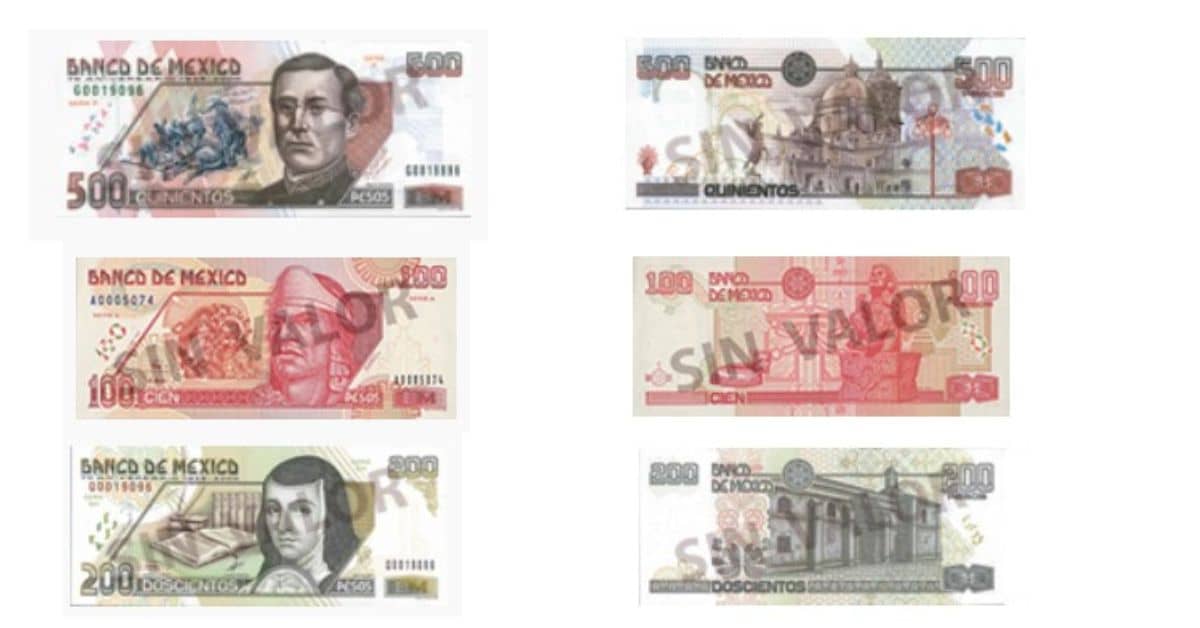 qué billetes dejarán de circular en 2023
