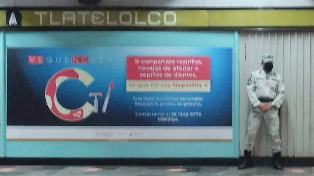 Desde este jueves la Guardia Nacional resguarda las instalaciones del Metro