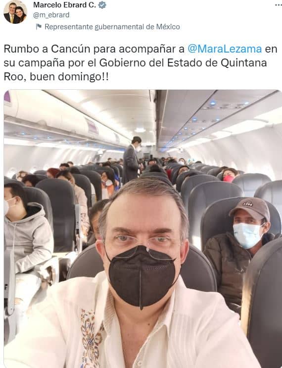 Marcelo Ebrard está de gira Hizo casi 40 viajes por todo México en 2022 portada 3