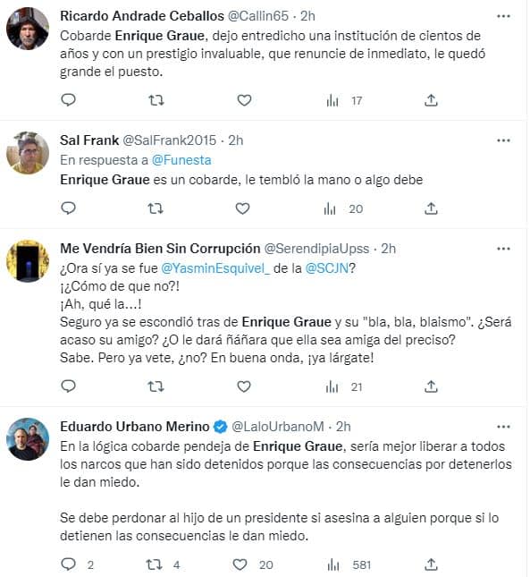Tunden a Enrique Graue por tibio ante caso de Yasmin Esquivel 8