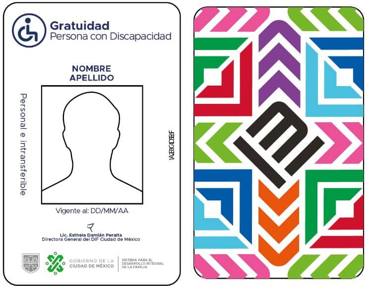 tarjeta incluyente - metro cdmx