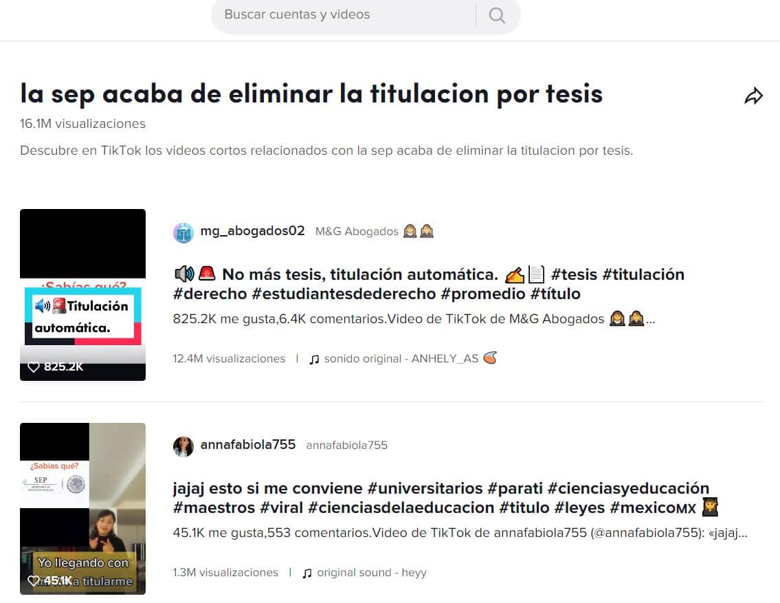 sep elimina titulación por tesis 1