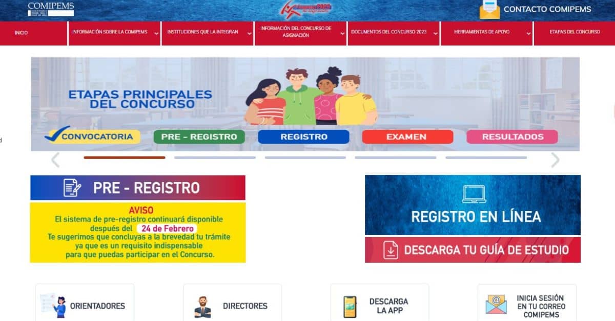 no pago examen COMIPEMS 2023