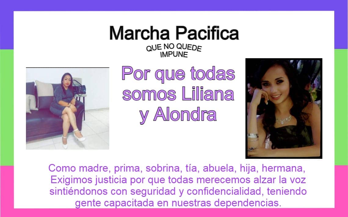 Colectivos feministas convocaron a una manifestación pacífica para protestar por el caso de violencia de Alondra y Lilina; pidieron que su asesinato no quede impune | Twitter: @HagamosOcotlan