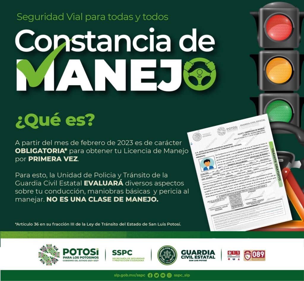 Licencia de conducir permanente SLP 