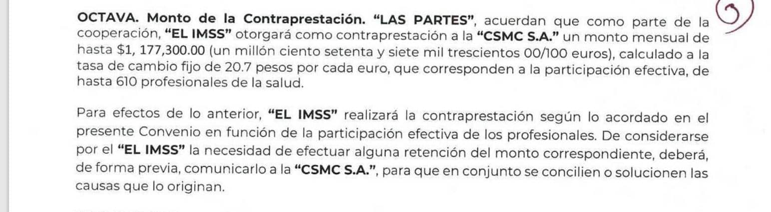 Médicos cubanos le cuestan al IMSS más de 20 millones al mes 098765