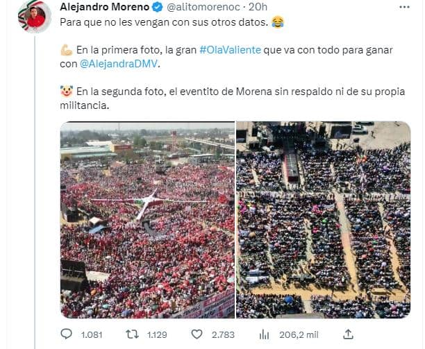 Pelea en redes por quién tuvo el cierre más grande en Edomex 1