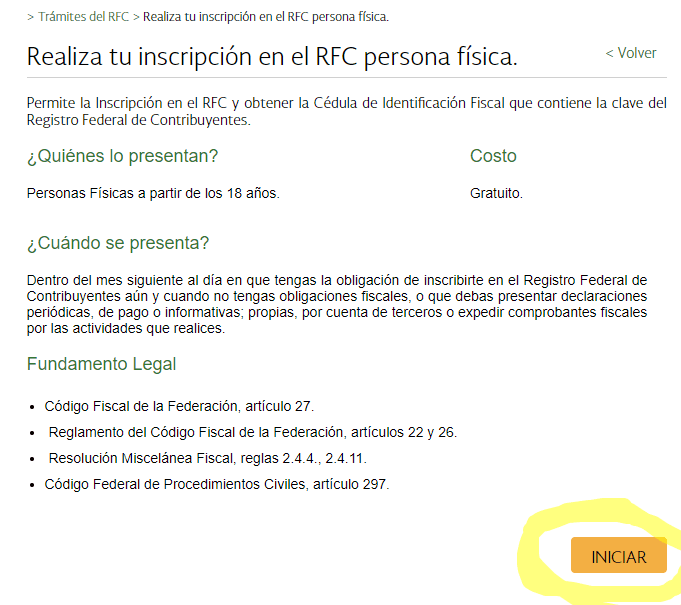 sacar rfc
