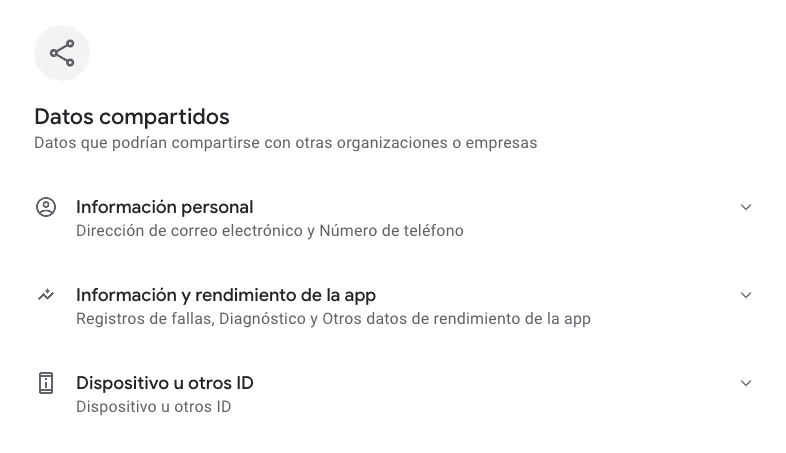 Lo que pueden hacer con tu información Foto: Captura de Pantalla