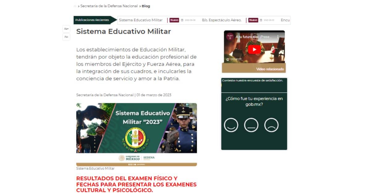 resultados de capacidad física SEDENA 2023