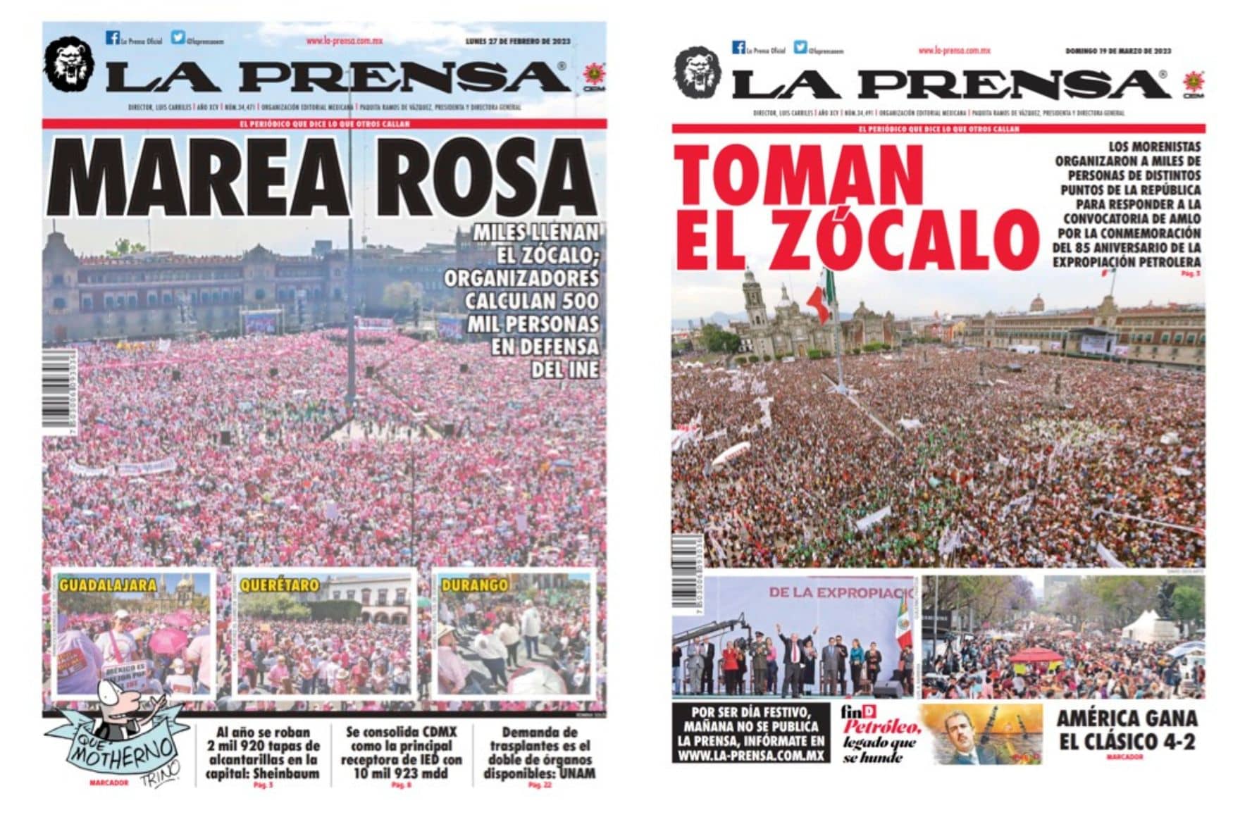 La Prensa polarización