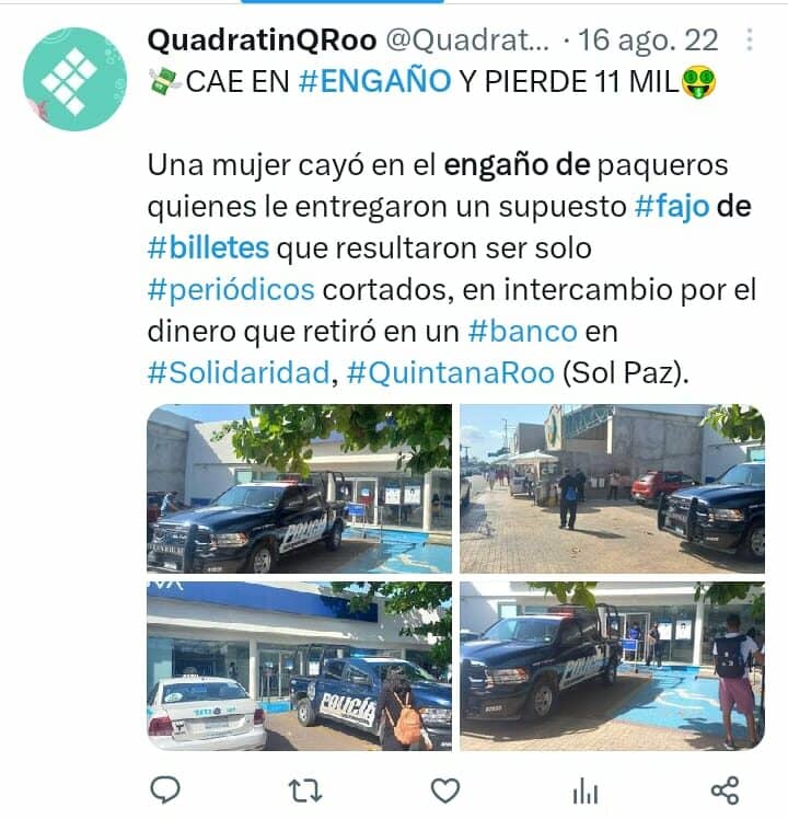 Cancún, Quintana Roo Foto: Twitter
