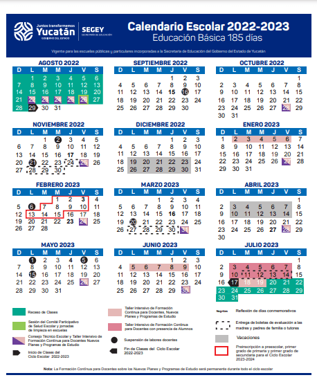 Boleta de calificaciones Yucatán 2023 SEGEY PDF