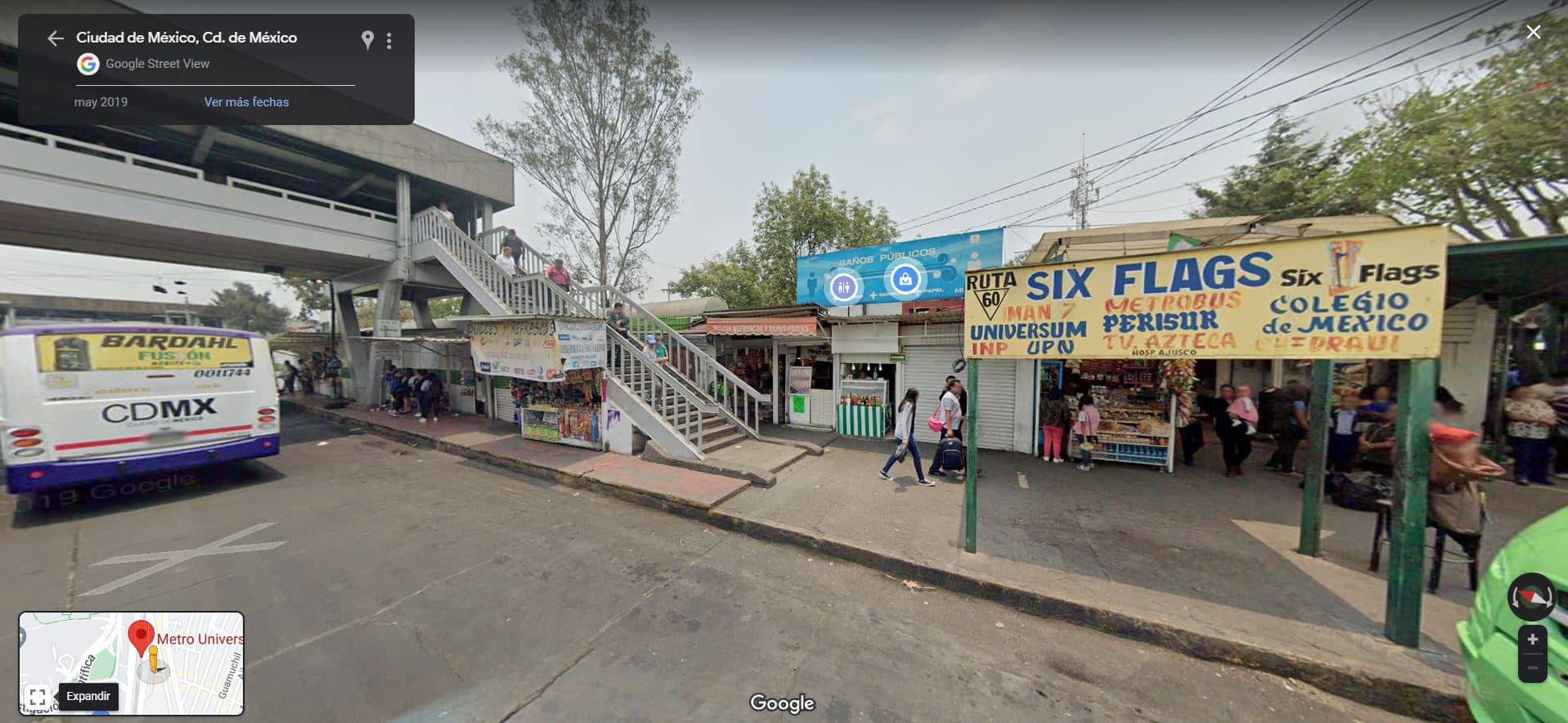 como llegar a six flags 2023 camion que me deja en six flags 2023 donde sale 1