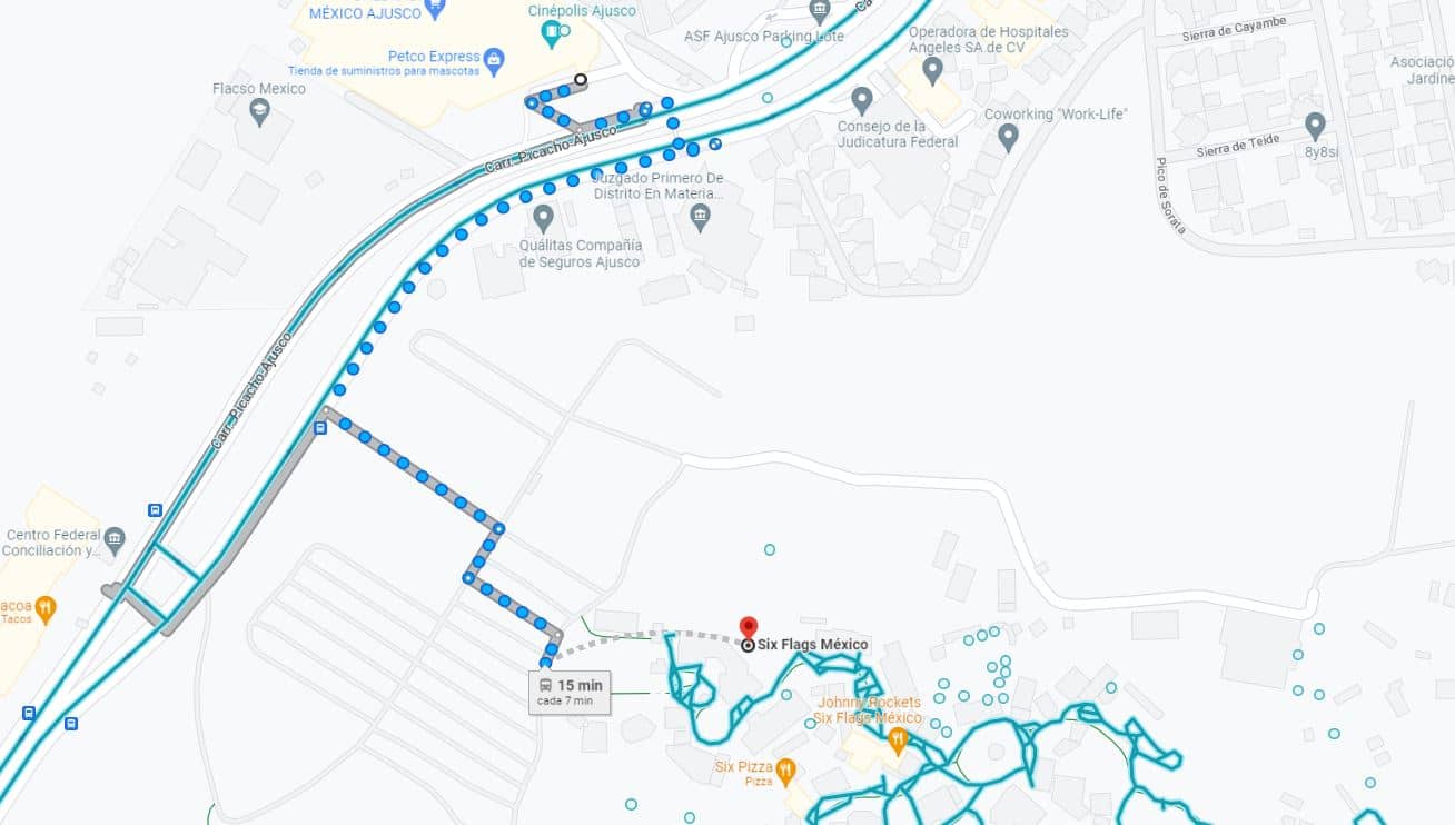 como llegar a six flags 2023 camion que me deja en six flags 2023 donde sale 4