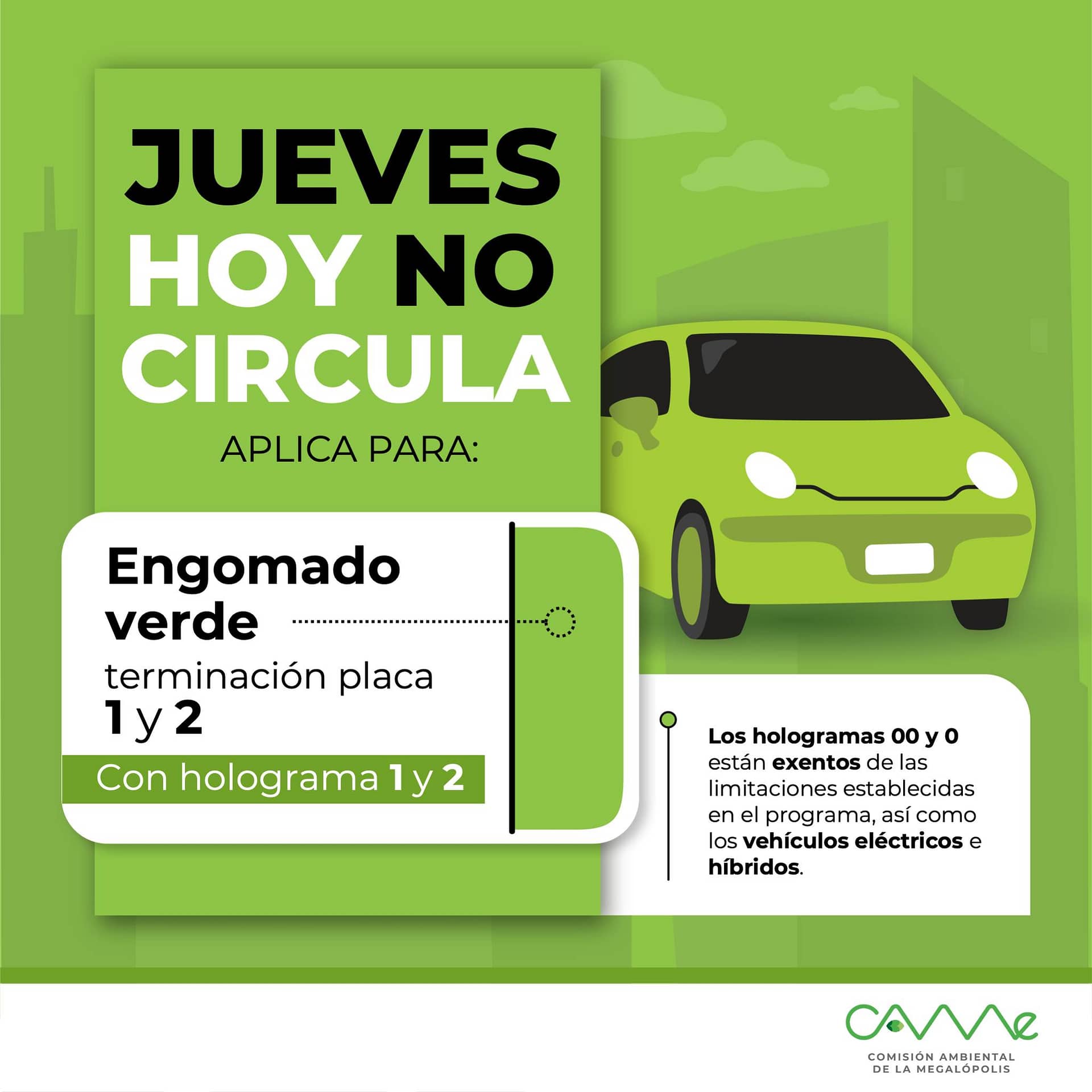 hoy no circula jueves 23 marzo cdmx edomex