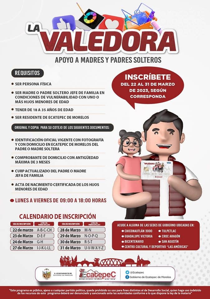 la valedora 2023 Ecatepec