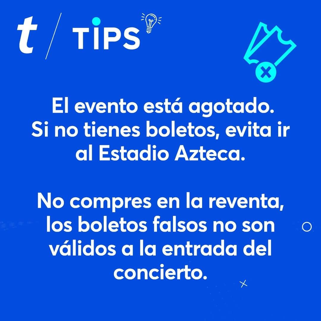 En diciembre de 2022, Ticketmaster registró una enorme falla en sus sistema debido, presuntamente, a un alto nivel de boletos falsos registrados. FOTO: Instagram