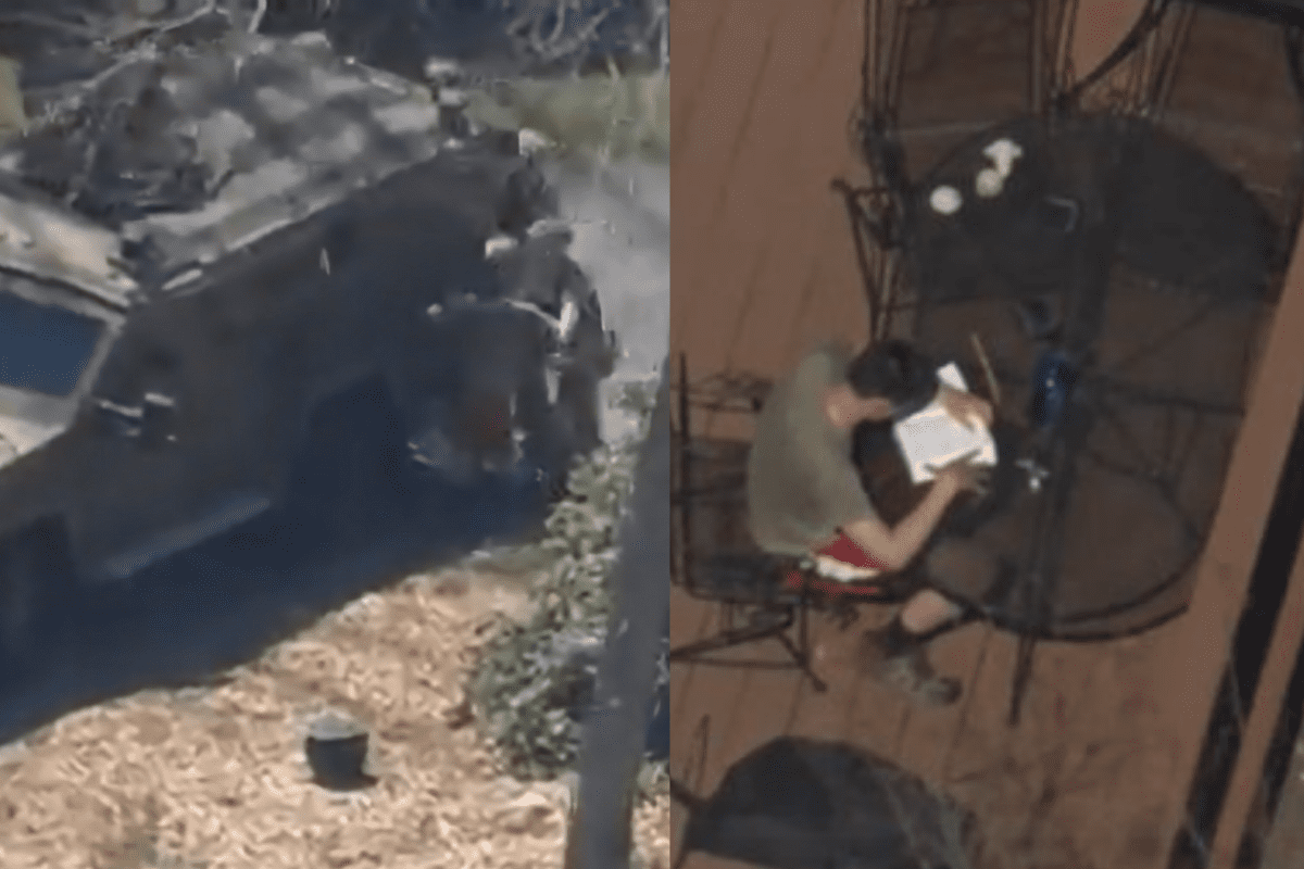 Teixeira fue visto por un helicóptero leyendo un libro minutos antes de su detención por parte de las fuerzas armadas de Estados Unidos. FOTO: DataNoticias
