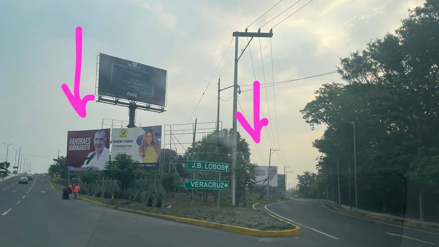 Adán Augusto López se promociona en espectaculares rumbo a 2024 5