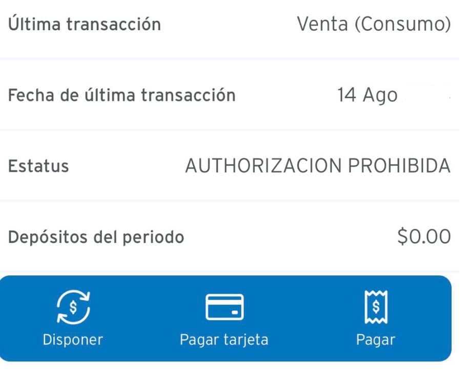 Autorización Prohibida Citibanamex. Qué significa y cómo solucionarlo 2