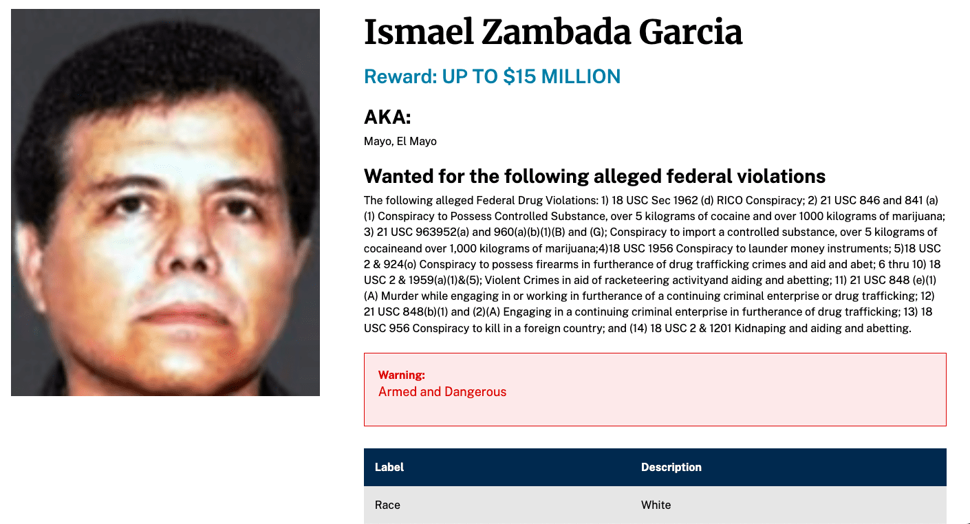 Ismael Zambada García Foto: Datanoticias