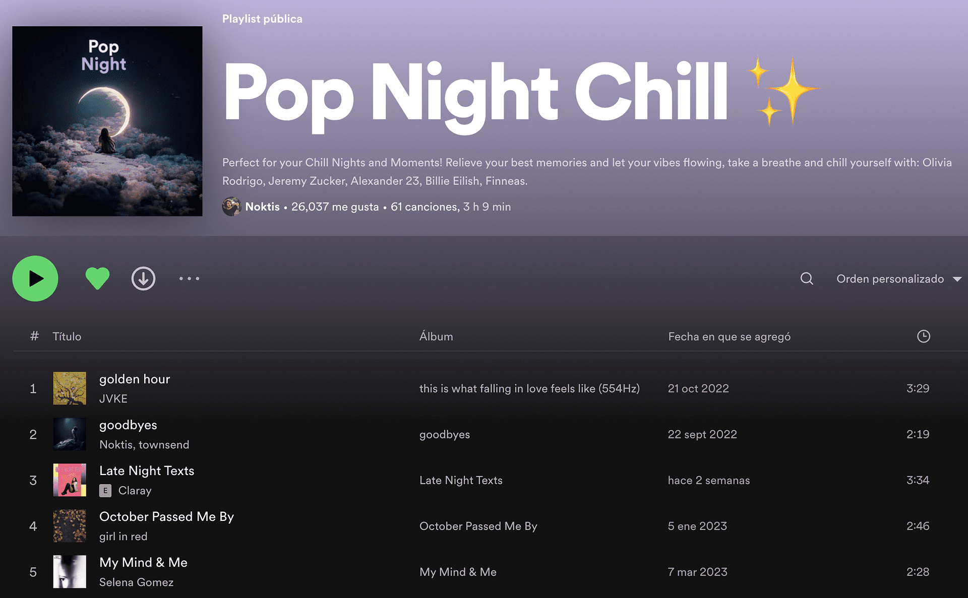 Crea playlist y monetízalas.