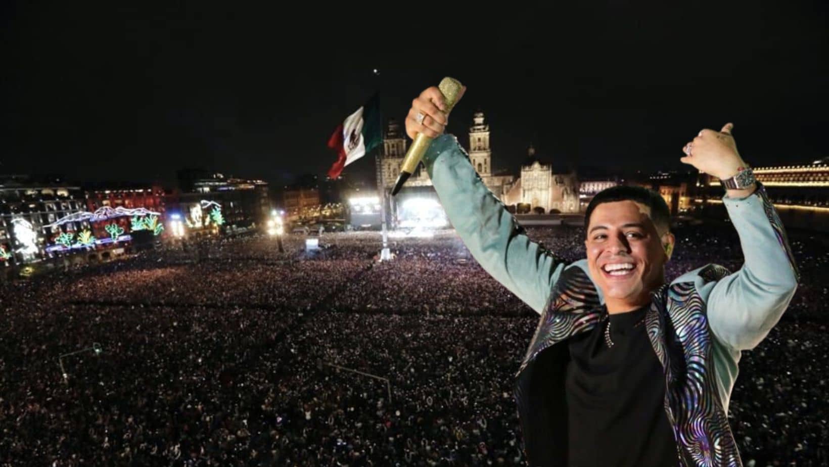 Grupo Firme en el Zócalo Foto: Datanoticias