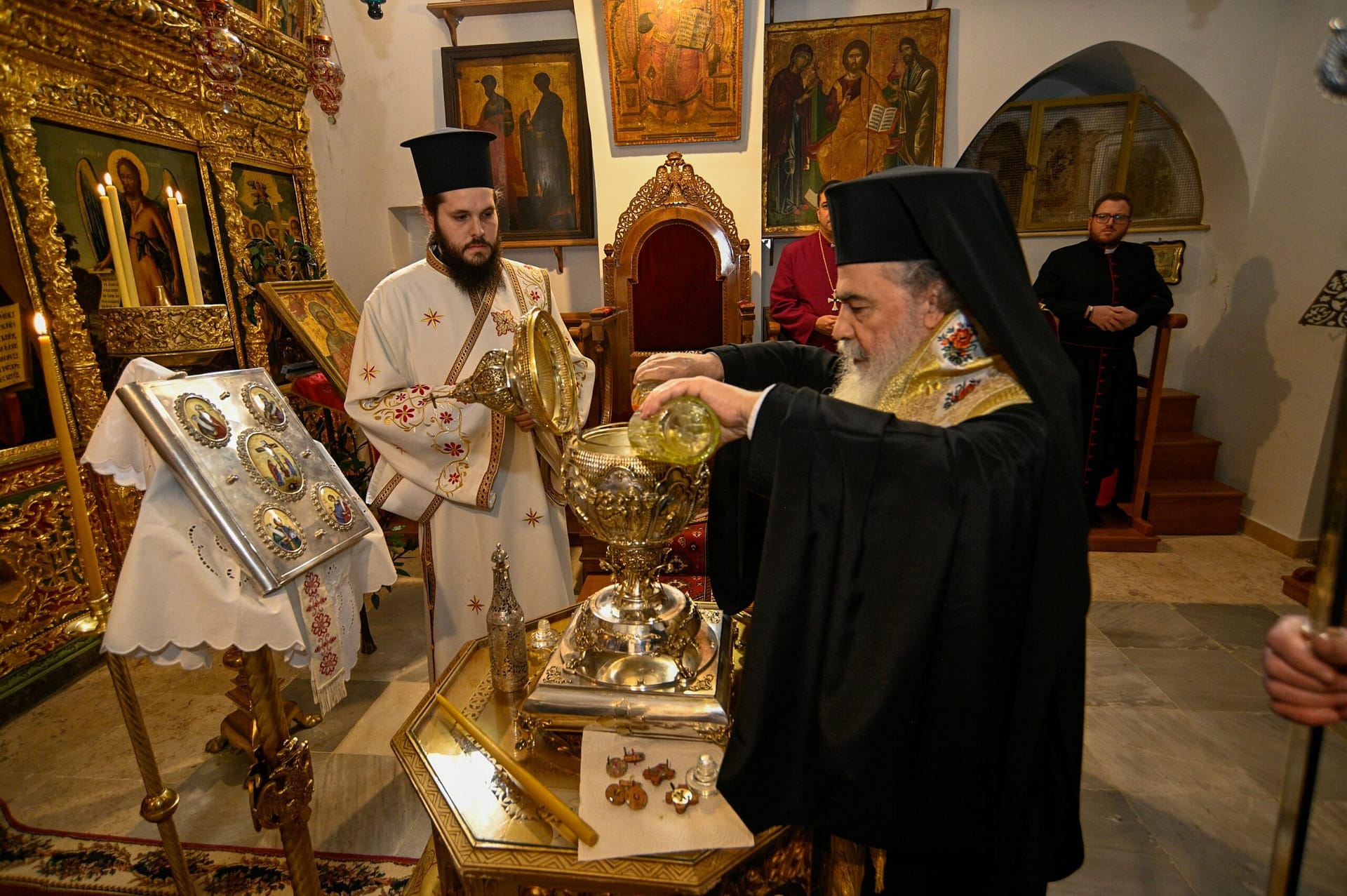 Aceite crismal para la coronación del ahora rey Carlos III.