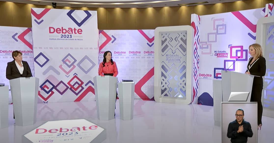 debate edomex delfina gomez alejandra del moral ataques corrupcion 2
