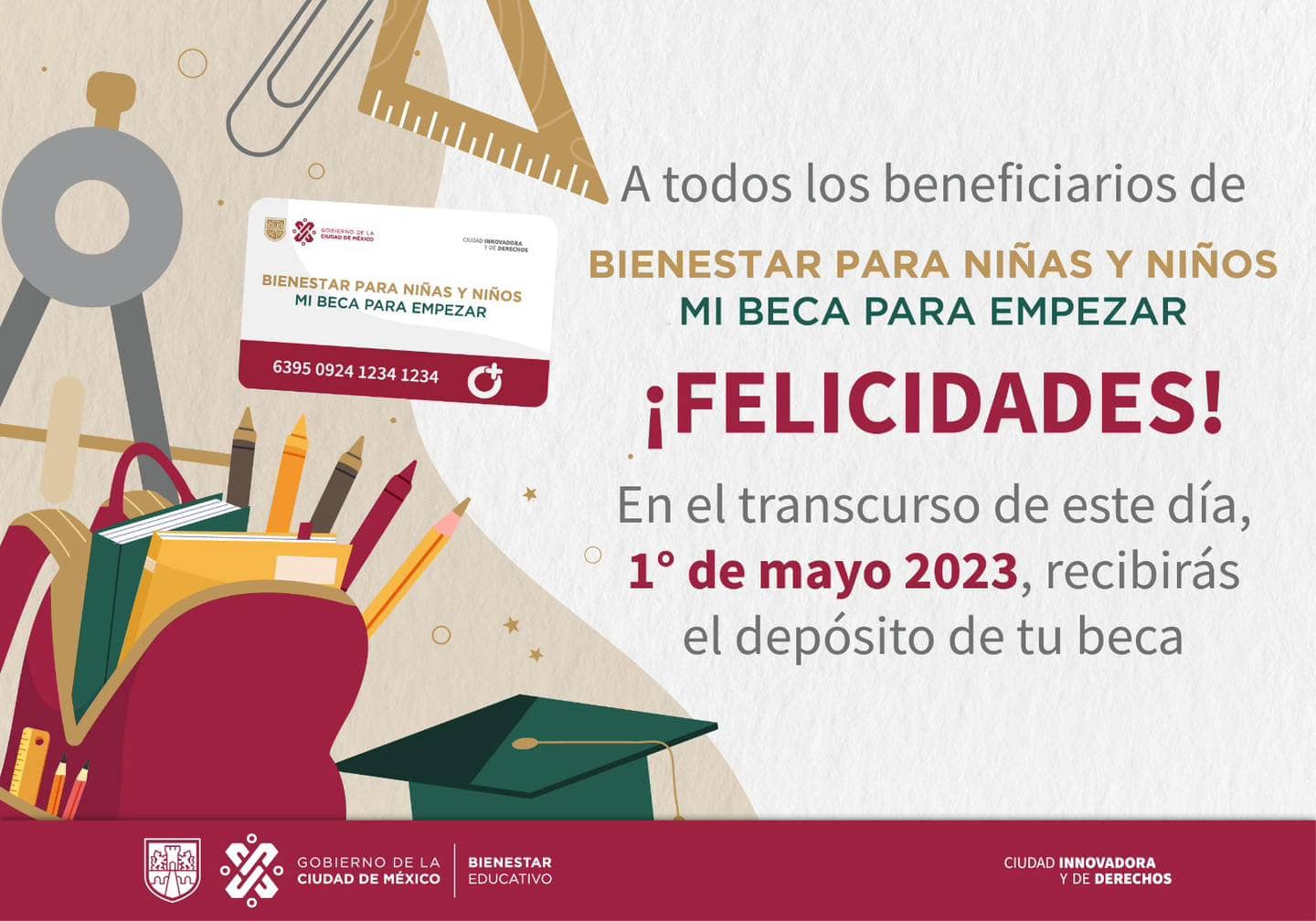 Cuánto depositan en Mi Beca para Empezar